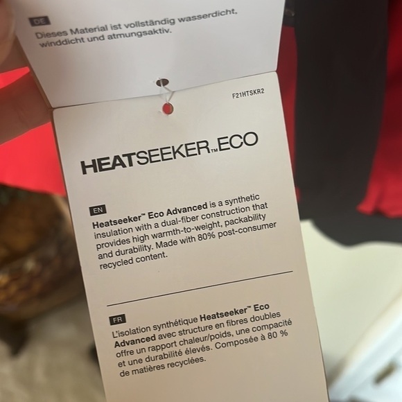 Brand New The North Face Inclination Jacket Red & Black Zippered Hooded Dryvent - Picture 11 of 16